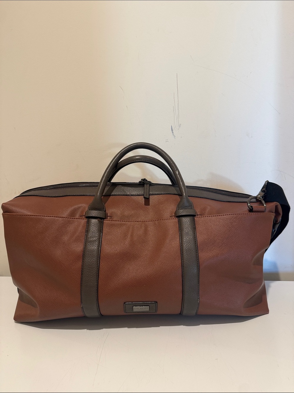 Ted Baker London Brown Duffel with Dark Trim